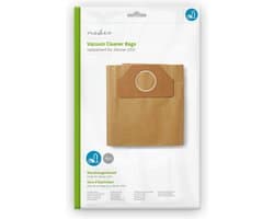 Nedis Stofzuigerzak - 10 Stuks - Papier - Meest verkocht voor: Kärcher 2201 - Bruin