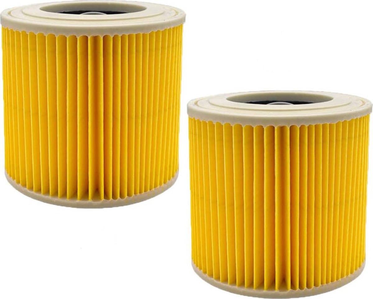 Twee vervangbare WD3-filters Geschikt voor de Kärcher WD3 Premium, WD2, WD3, WD3P, WD1, MV2, MV3 A2004, A2604, A2204, A2054, SE4001 en SE4002 stofzuigers. — afbeelding 1