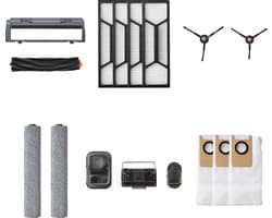 Eufy half jaar pakket voor de Eufy robotstofzuiger S1 pro / S1 Series - (1 x Rolling Brush + Guard, 4 x High-performance filter, 2 x side-brush (set of 2), 2 x Rolling Mop, 1 x Dirty water reservoir, 3 x dustbag)