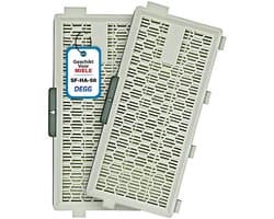 DEGG® - 2X HEPA filter - Geschikt voor Miele Airclean 50 / SF-HA 50 - hoogwaardige Stofzuigeraccessoires - Vervangt Orginele Miele Filter - 2 STUKS(S)