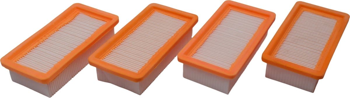 Geschikt voor KARCHER. voordeelpak 4 stuks Vlakfilter voor Aszuiger AD2, AD3, AD4, AD3000, AD3200, 6.415-953.0. COVAKO Merk — afbeelding 1