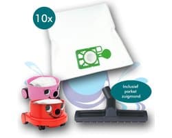 Numatic stofzuigerzakken voor Henry & Hetty stofzuiger - 10 stuks - Stofzuigzakken inclusief Parket zuigmond