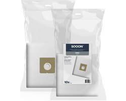 SQOON® Stofzuigerzakken Geschikt voor SMC Kever - High Filtration - 10 Stuks