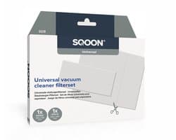 SQOON® Universele Filterset (SQ18) – Motorfilter 130x310 mm & Microfilter 140x230 mm