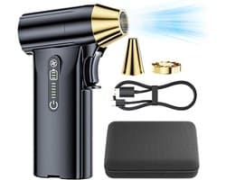 Oplaadbare Air Duster - Draadloze Bladblazer - Stof Vrij Maken - 130.000 RPM Motor - 3 Snelheden - Zwart