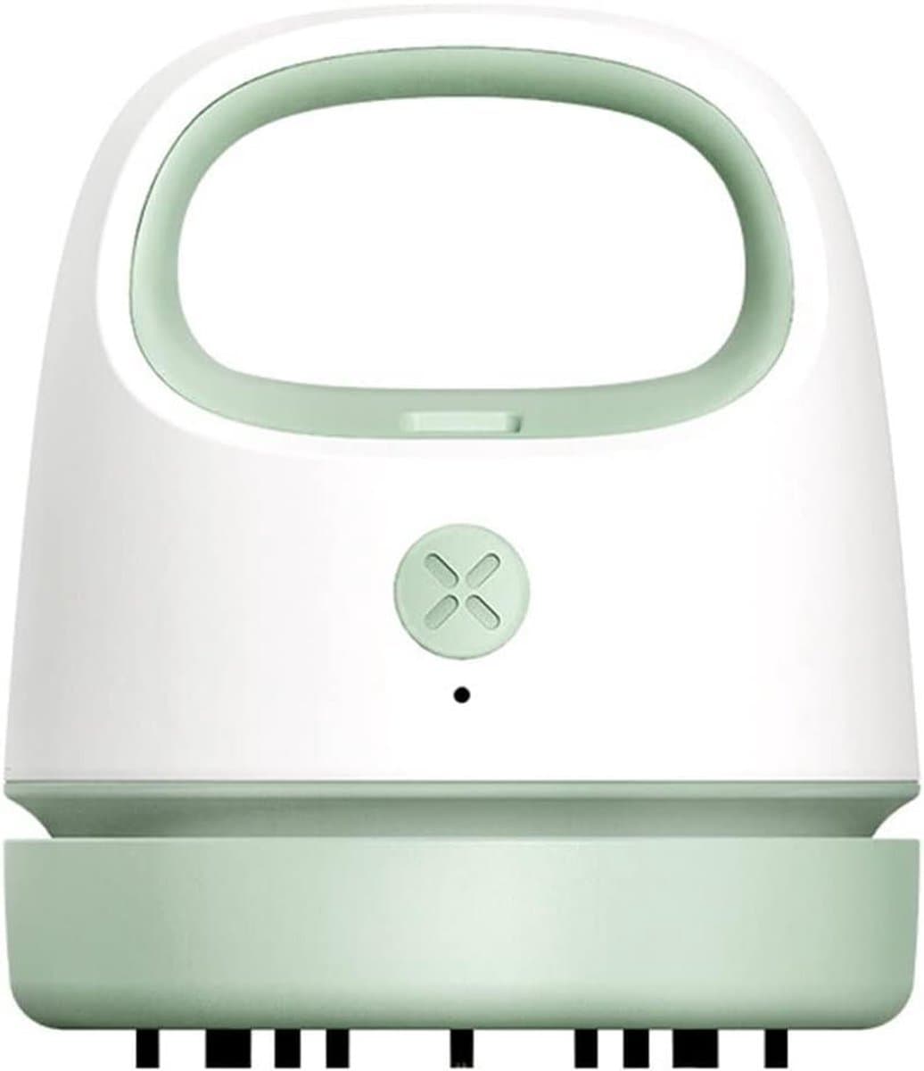 Handstofzuiger Draadloos - Mini Stoffer - Snelle Schoonmaak - Lichtgewicht Ontwerp - 500 Gram - Lichtgroen — afbeelding 1