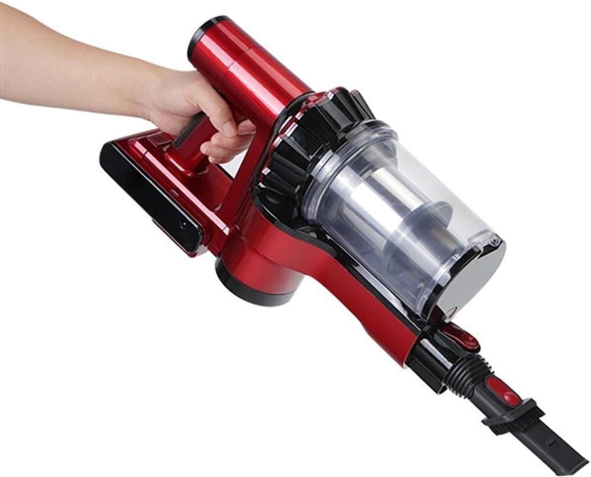 Draadloze Stofzuiger - Handstofzuiger Oplaadbaar - Huishoudelijk Reinigen - Krachtige Zuigkracht 21KPA - 130 Watt - Rood — afbeelding 1