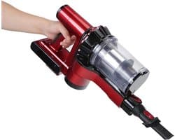 Draadloze Stofzuiger - Handstofzuiger Oplaadbaar - Huishoudelijk Reinigen - Krachtige Zuigkracht 21KPA - 130 Watt - Rood