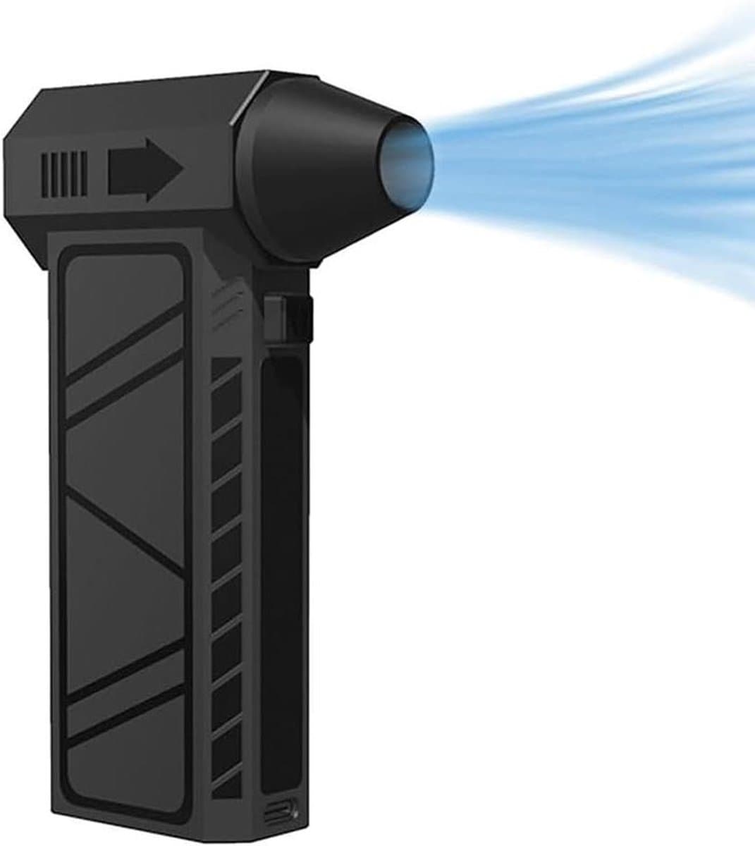 Mini Turbo Ventilator - Luchtblazer Stofzuiger - Apparaten Reinigen - 130.000 RPM - 22 x 15 x 5 cm - Zwart — afbeelding 1