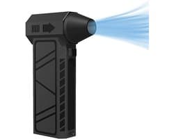 Mini Turbo Ventilator - Luchtblazer Stofzuiger - Apparaten Reinigen - 130.000 RPM - 22 x 15 x 5 cm - Zwart