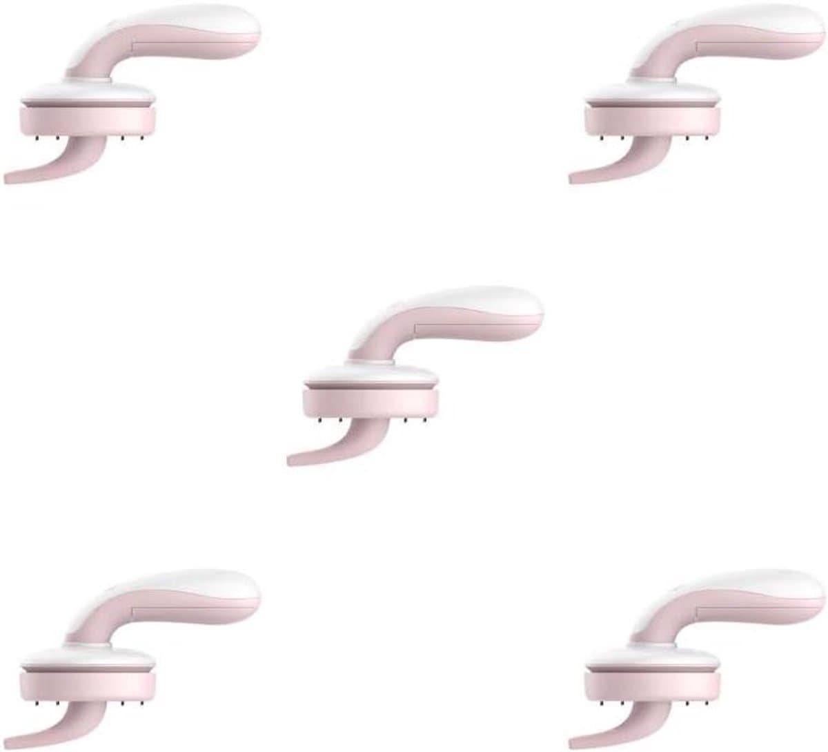 Mini Stofzuiger Set - Bureau Reiniger - Kantoor Schoonmaken - Oplaadbaar Krachtige Zuigkracht - 5 Stuks - Roze — afbeelding 1
