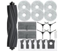 Geschikt voor Dream L10s Pro Ultra Heat/ L10s Ultra Gen 2/ X30 Ultra/ Mova E30 Ultra Accessoireset, 1 hoofdborstelkop, 6 opbergtassen