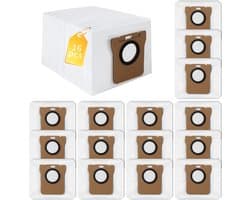16 stuks stofzakken voor Dreame L10s Ultra / L10 Ultra / L20 Ultra /S10/S20, compatibel met Xiaomi X10+ / X20+/X10/X20/L10/M40 stofzak vervangende stofzuigeraccessoires (3,2 l grote capaciteit)
