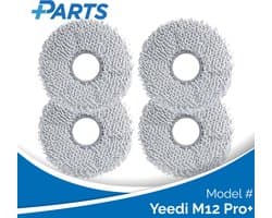 Yeedi M12 Pro+ Dweilpads (4 Stuks, Plus.Parts® alternatief voor 201-2425-10B0)