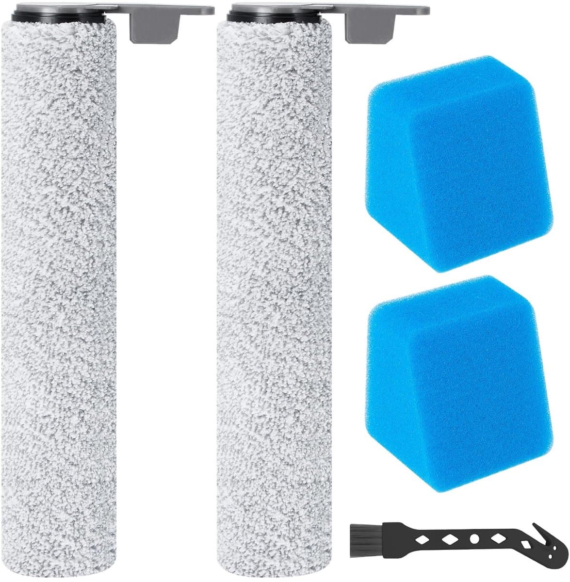 Cosensi - Roller Brush and Filter Accessory Set - Hoogwaardige vervangonderdelen - Inclusief 2 borstels en filters - Efficiënt schoonmaken — afbeelding 1