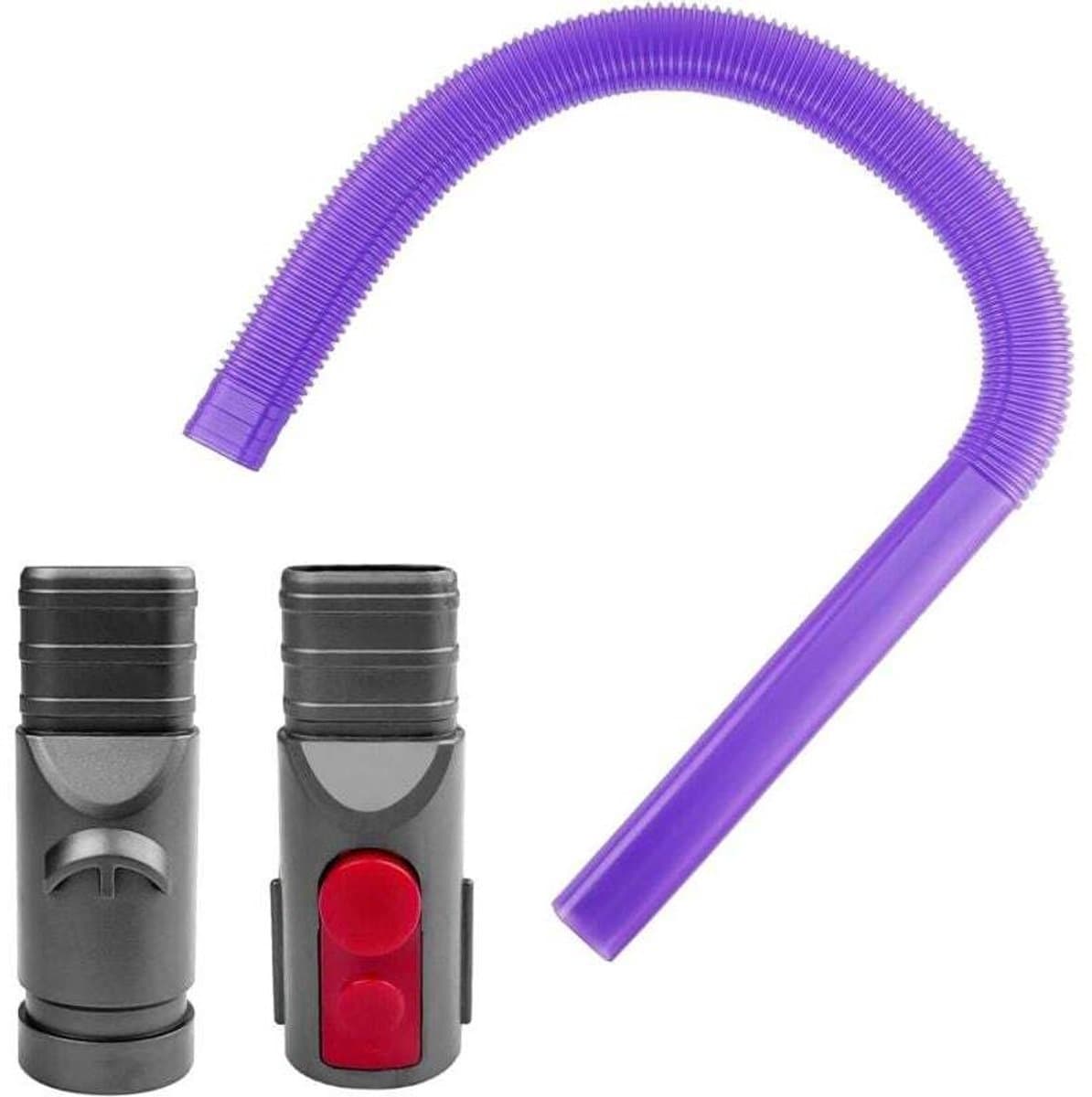 Kierenzuigmond Geschikt voor Dyson V6 V7 V8 V10 V11 V12 V15 stofzuigers, flexibel plat mondstuk, Geschikt voor het verwijderen van pluizen uit wasdrogers, ventilatieroosters en auto's. — afbeelding 1