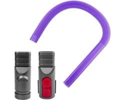 Kierenzuigmond Geschikt voor Dyson V6 V7 V8 V10 V11 V12 V15 stofzuigers, flexibel plat mondstuk, Geschikt voor het verwijderen van pluizen uit wasdrogers, ventilatieroosters en auto's.