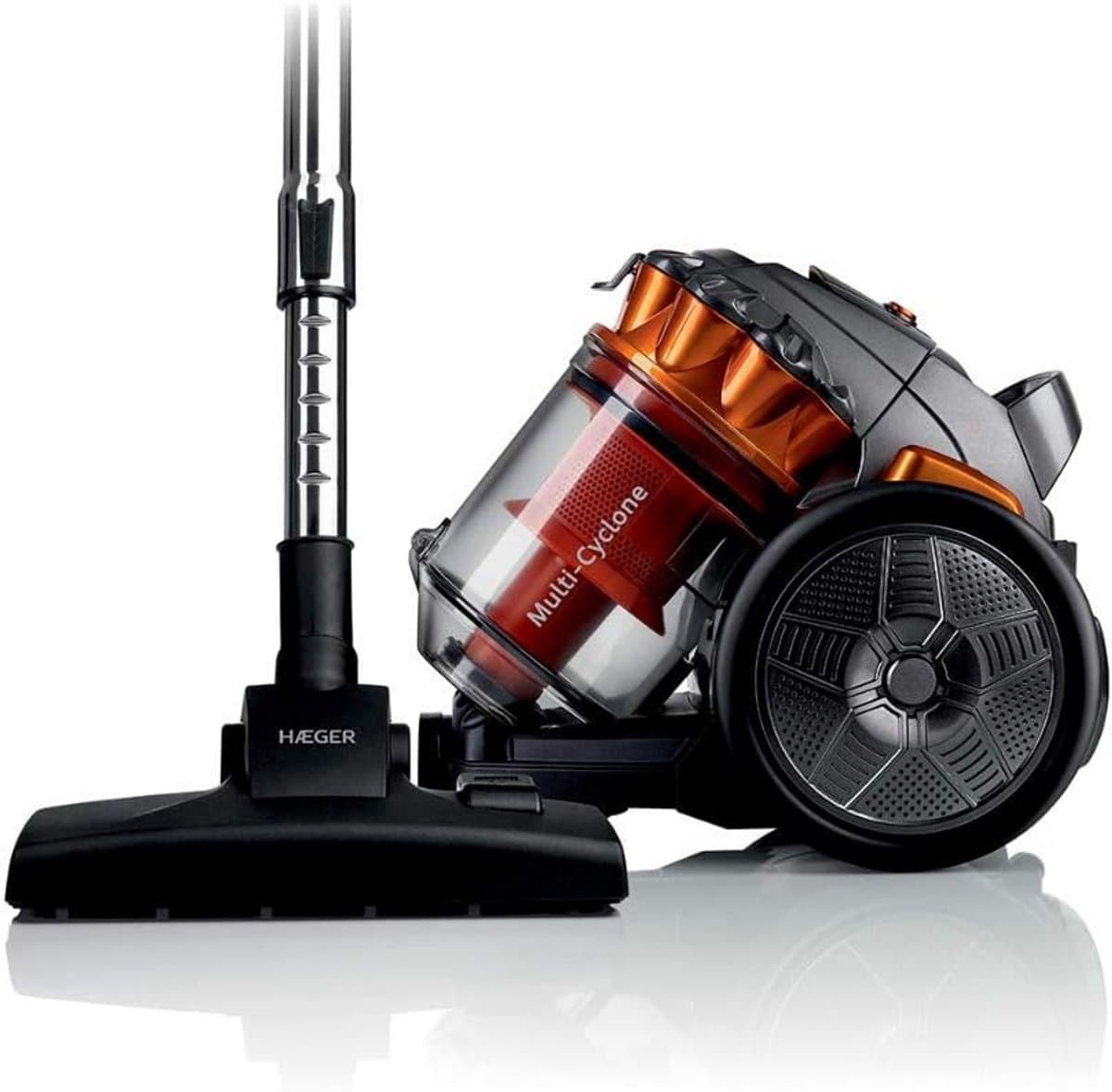 Krachtige zakloze stofzuiger 700W met Multicycloonfilter en Flexibele Slang — afbeelding 1
