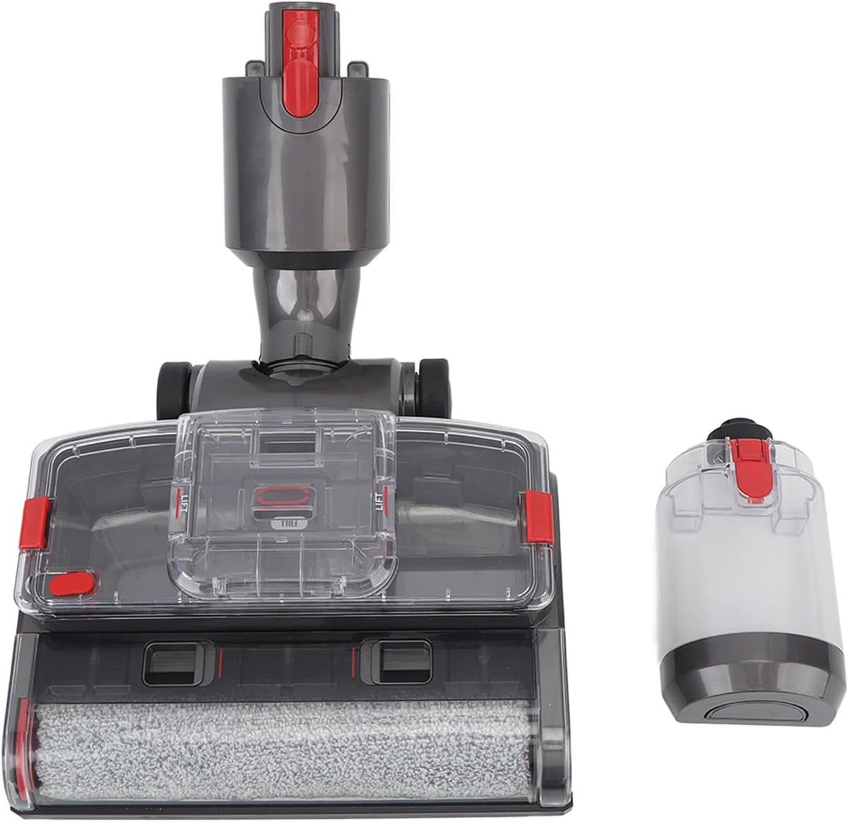 Elektrische Mopkop met LED Lampen & Waterreservoir Geschikt voor Dyson V7 V8 V10 V11 V15 Draadloze Mopstofzuigers — afbeelding 1