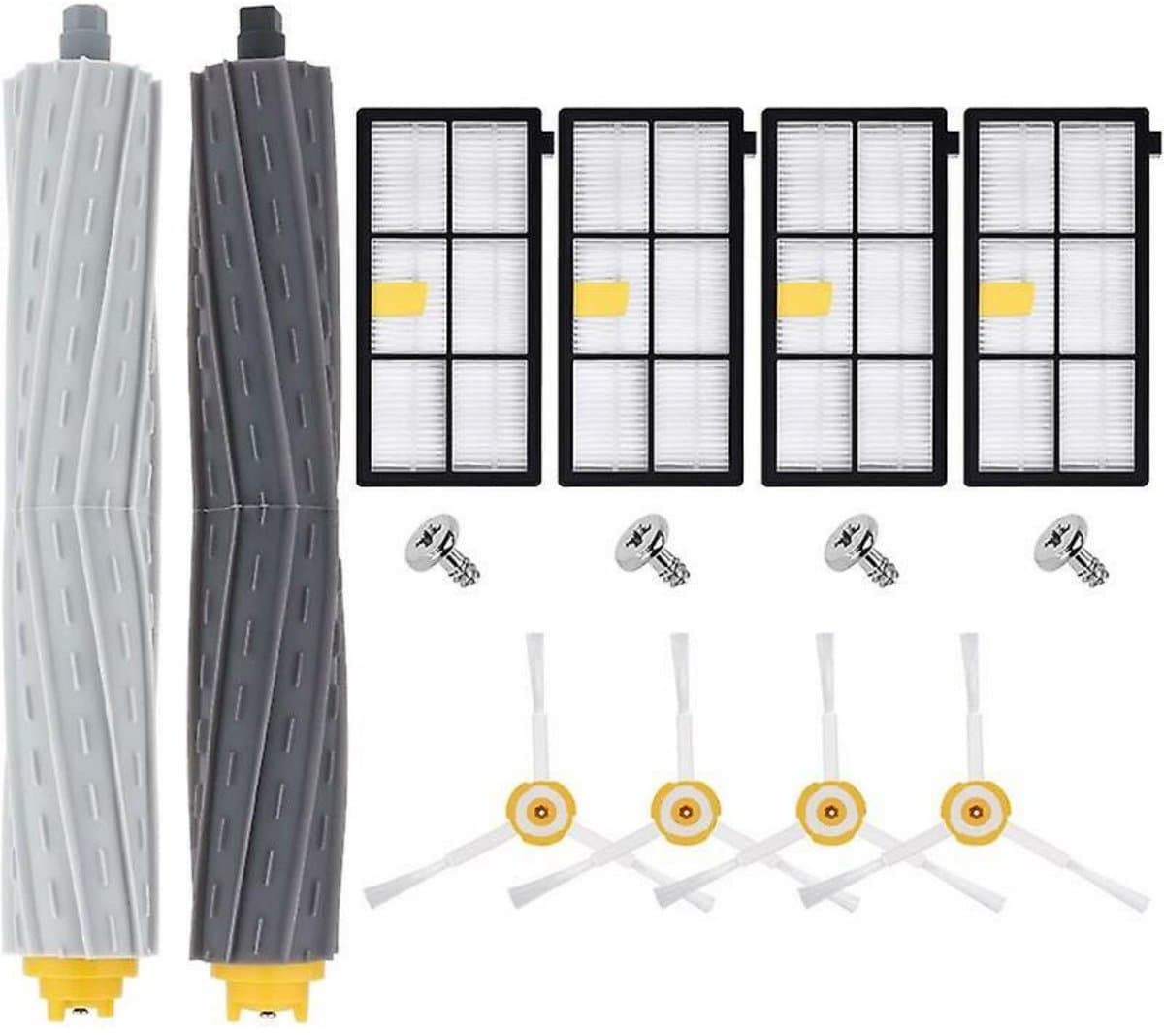 TOVBMUP Stofzuigeraccessoires - Vervangende borstelkoppen - Stofzuigerfilters - Vervangende onderdelen voor iRobot Roomba 800 900-serie 860 865 866 870 871 875 880 886 896 960 966 971 976 980 981 — afbeelding 1