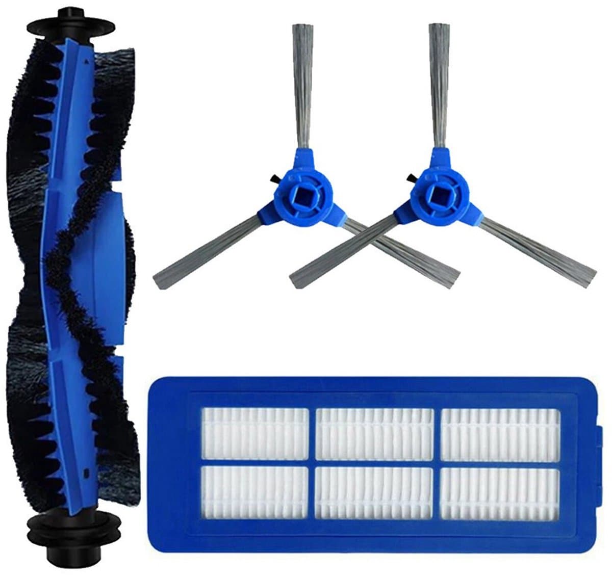 Roller-Brush Filter Zijborstel Onderdeel Geschikt voor Eufy Robovac G10 G30 Hybrid Reserveonderdelen — afbeelding 1