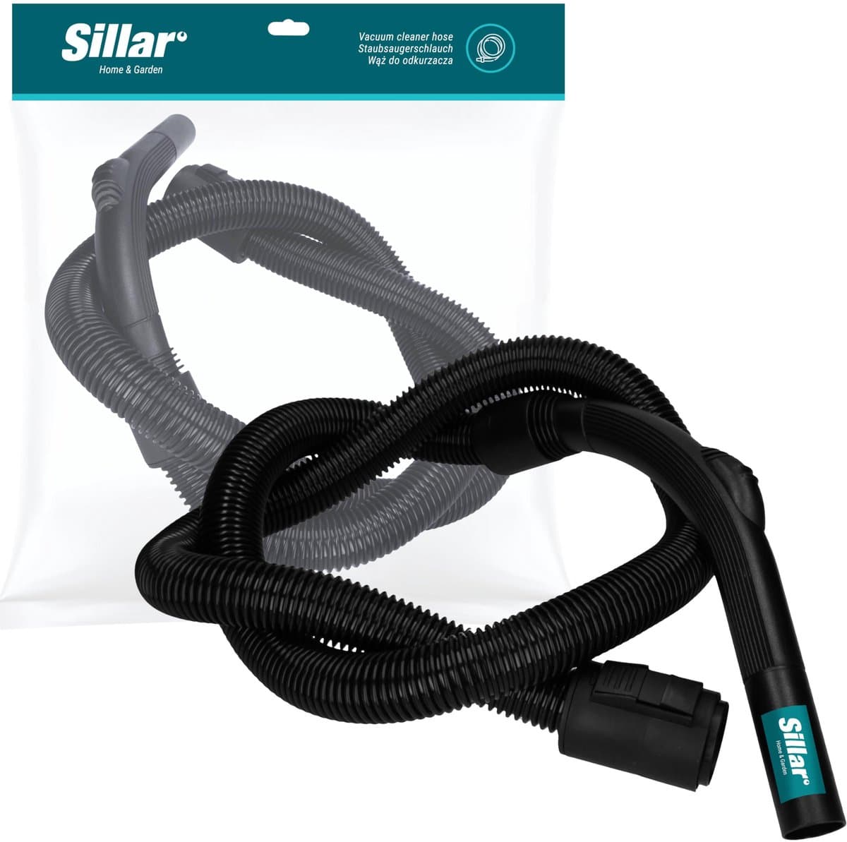Sillar, zuigslang 2m, slang voor stofuzuiger, flexibel, geschikt voor Karcher serie A MV SE WD, 35mm, vervanging 9.755-263.0., 1stk — afbeelding 1