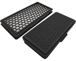 2x Actieve Hepa Vervang Filter Set Geschikt Voor Miele Classic Compact C1 Complete C2/C3 - Stofzuigerfilter
