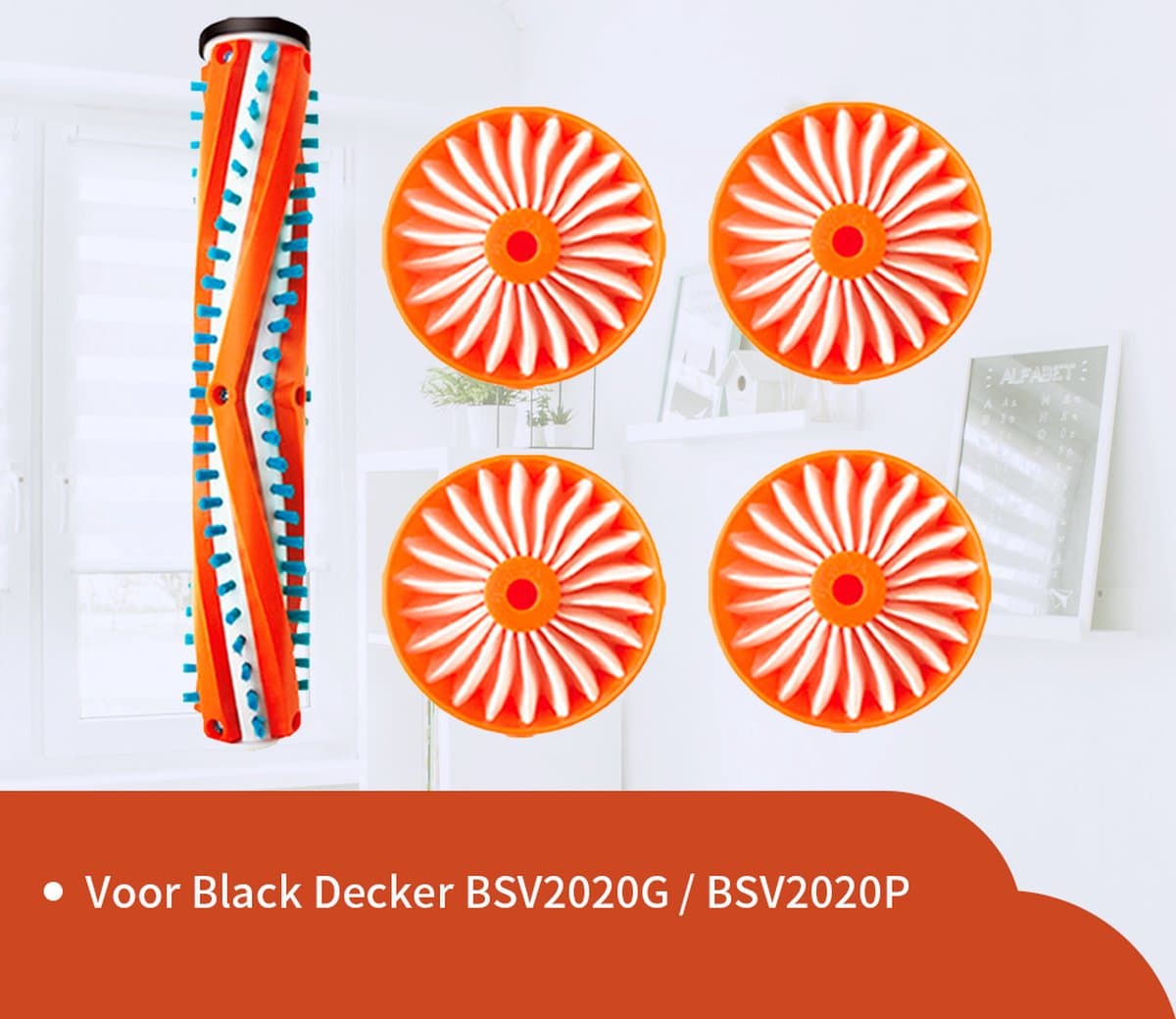 Replacements® Onderdelen set geschikt voor Black & Decker Powerseries - 5-delig — afbeelding 1