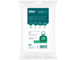 Sillar, stofzuigerzakken, synthetisch, anti-allergeen, van microvezel, geschikt voor Vorwerk KOBOLD 140/150, VK140/150, vervanging, 10 stuks
