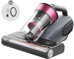 JIMMY BX8 Matrasstofzuiger, met UV-licht, 600 W krachtige zuigkracht, ultrageluid, heteluchttechnologie, LED-scherm en slimme stofsensor, grijs - EU-stekker