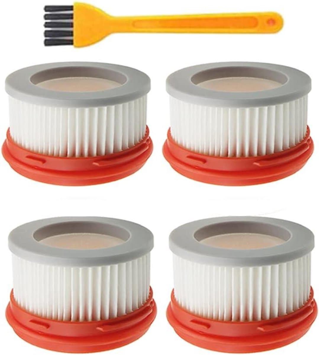 Allecto Plus - HEPA-filterset voor huishoudelijke draadloze handstofzuiger (5 stuks) met Reserveaccessoires - Geschikt voor Xiaomi Dreame V8 V9 V9B V9P XR V10 V11 — afbeelding 1
