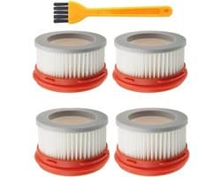 Allecto Plus - HEPA-filterset voor huishoudelijke draadloze handstofzuiger (5 stuks) met Reserveaccessoires - Geschikt voor Xiaomi Dreame V8 V9 V9B V9P XR V10 V11