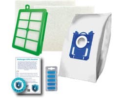 Multaparts® stofzuiger-APK set geschikt voor AEG Airmax / Jetmaxx | Complete onderhoudsset met stofzuigerzakken type S-BAG (10 x), motorfilter (2 x), HEPA filter, geursticks (5 x) APK-checklist & APK-sticker | Maak je stofzuiger weer als nieuw