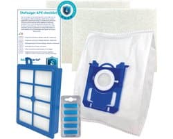 Multaparts® stofzuiger-APK set geschikt voor Philips PerformerPro /Performer Expert | Complete onderhoudsset met stofzuigerzakken type S-BAG (10 x), motorfilter (2 x), HEPA filter, geursticks (5 x), APK-checklist & APK-sticker | Stofzuiger als nieuw