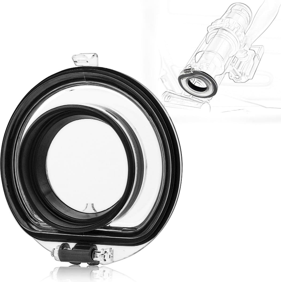 Deksel / Afsluiting container Dyson V10 V11 compleet met afdichtring — afbeelding 1