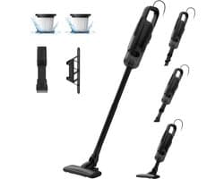 VH Supplies® Steelstofzuiger met Snoer - Steelstofzuiger - Stofzuiger - Zwart
