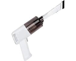 Draagbare Stofzuiger - Auto Stofzuiger - Snelle Schoonmaak - Krachtige Zuigkracht - 36 cm Lengte - Wit