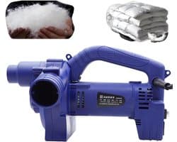 Elektrische Donsvulmachine - Donsvul Pomp - Dekbedden Vullen - 1200W Dubbeldoel - 6 Snelheden - Grijs
