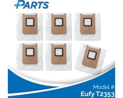 Eufy T2353 Stofzakken (6 Stuks, Plus.Parts® alternatief voor T29YQA20)