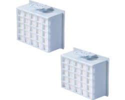 2x HEPA filter geschikt voor Bosch en Siemens GL-20 GL20 GL-30 GL30 GL-40 GL40 BGL2 BGL25 stofzuiger hygiënefilter allergiefilter stofzuigerfilter 576833 00576833 BBZ156HF