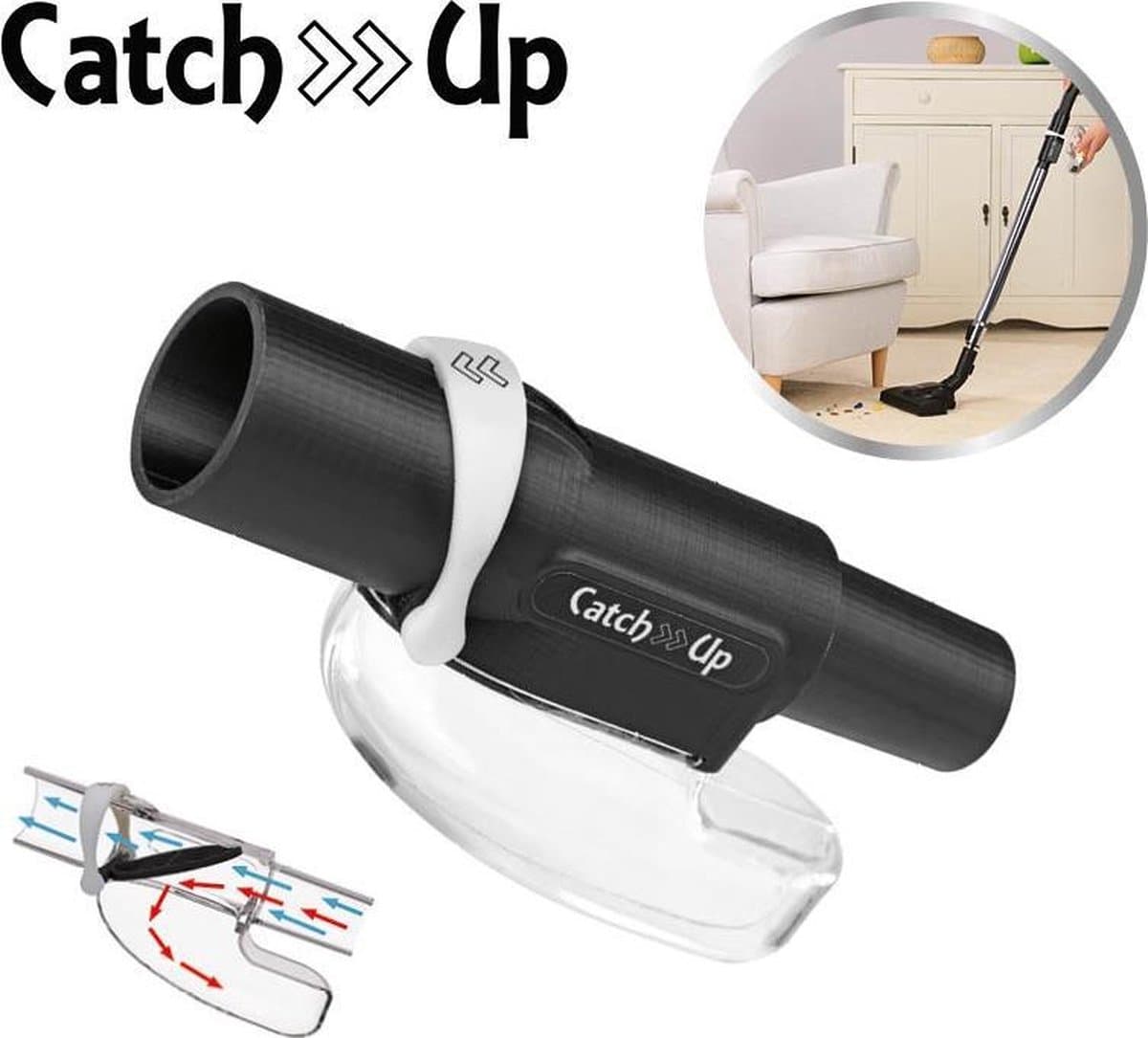 Catch Up Vacuum Cleaner Filter Stofzuigerhulp Gadget voor schoonmaken - Stofzuigerfilter - Huishoudhulp — afbeelding 1