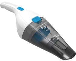 Handstofzuiger 36 V Lithium Zonder Stofzak Draadloos - Oplaadkabel Inclusief - NVC115JL-QW Wit-Blauw 325 ml handstofzuiger