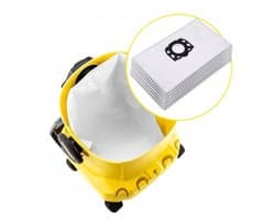 Karcher WD Serie - Stofzuigerzak - Versterkt - Compatibel met WD4 WD5 WD6 MV4 MV5 MV6