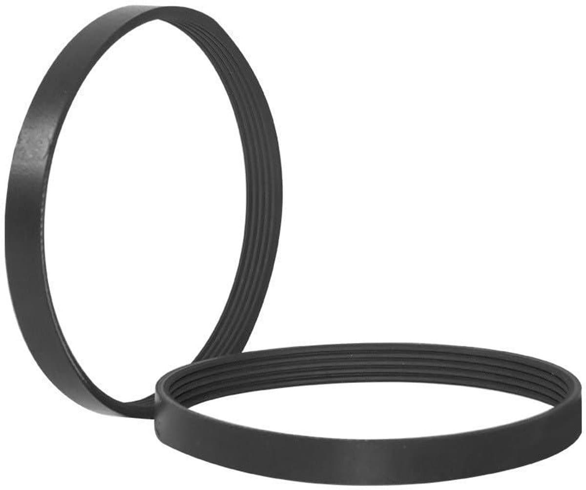 Vervangende Riemen - Stofzuigeronderdelen - Stofzuiger Onderhoud - Hoge Sterkte Rubber - 2 Stuks - Zwart — afbeelding 1