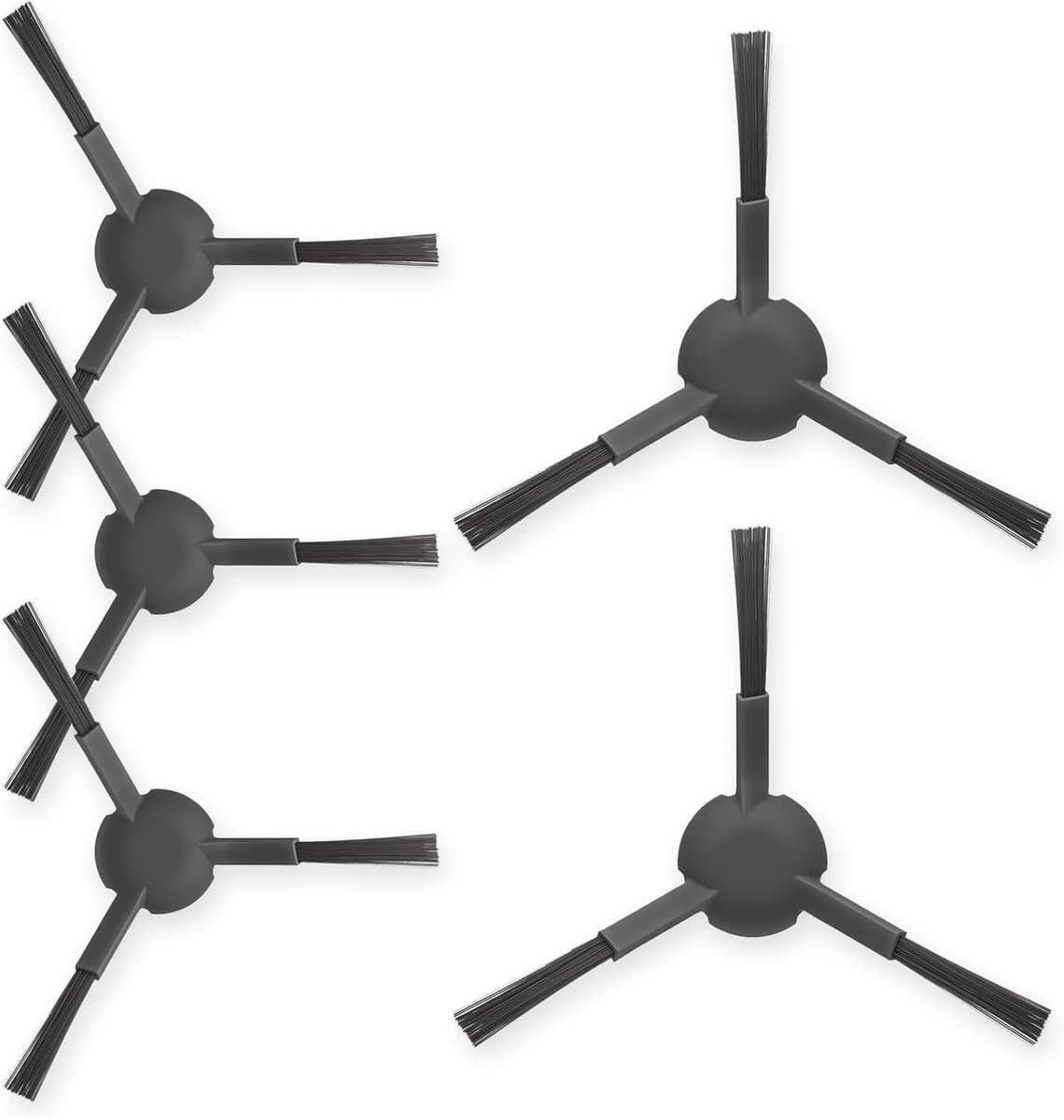 5 zijborstels - voor Dreame L10s Pro Ultra - Accessoires voor Dreame L40, L20, D20, S20, S10, S30, W10S, Mova E30 Ultra - Voor X30 Ultra, X30 Pro, L-serie, S-serie stofzuigerborstel — afbeelding 1