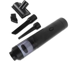Draagbare Handstofzuiger - Kruimeldief Auto - Snel Schoonmaken - Snellaadtechnologie - 27 cm Lengte - Zwart