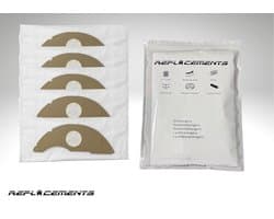 Replacements® stofzuigerzakken geschikt voor KARCHER NT22/1, 2.889-217.0, Synthetisch. Set van 5.