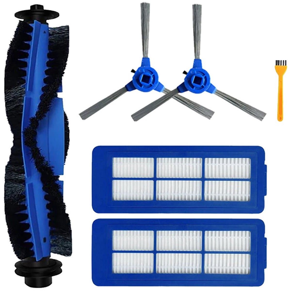Roller-Brush Filter Zijborstel Onderdeel Geschikt voor Eufy Robovac G10 G30 Hybrid Reserveonderdelen — afbeelding 1
