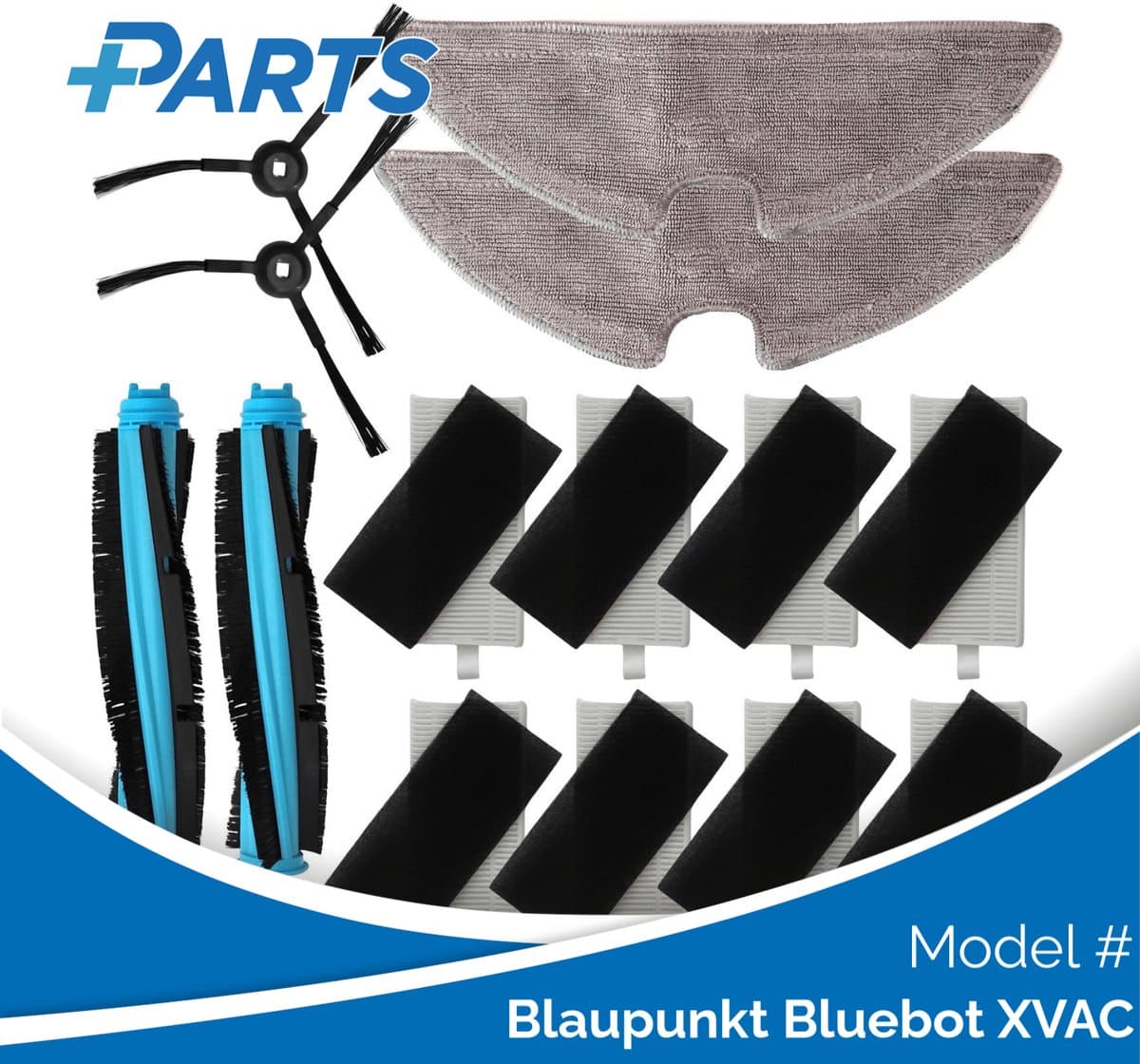 Blaupunkt Bluebot XVAC Onderhoudsset (Plus.Parts® alternatief voor BPK-BHXTE1) — afbeelding 1