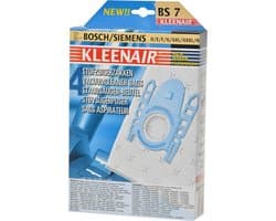 Kleenair Stofzuigerzakken - Microfibre - Ultrasoon Gelaste Naden - 20 Stuks + 5 Filters